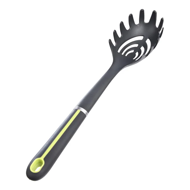 AmazonBasics 灰綠色尼龍廚具｜5件組 · 同款實物照片