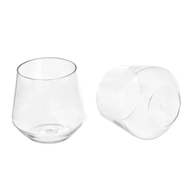 AmazonBasics Tritan 無柄酒杯｜14oz・4件組 · 同款實物照片