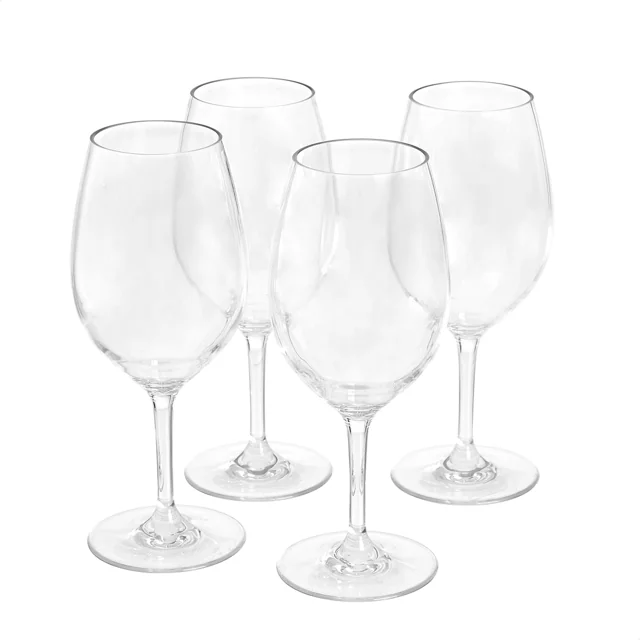 AmazonBasics Tritan 酒杯|20oz・4件組