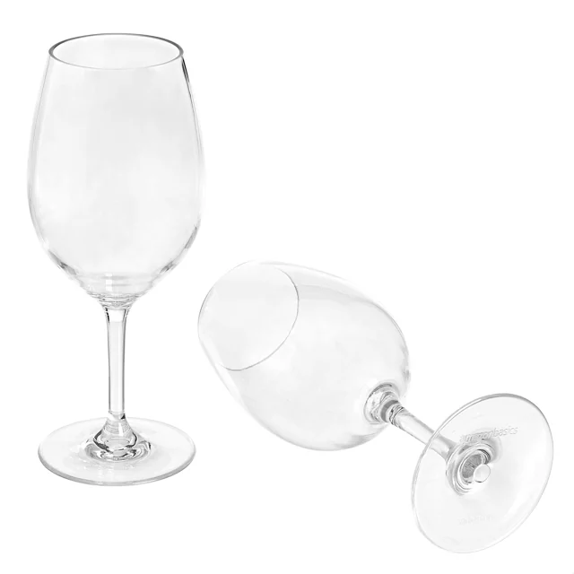 AmazonBasics Tritan 酒杯｜20oz・4件組 · 同款實物照片
