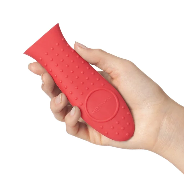 AmazonBasics 紅色矽膠鑊柄套 · 同款實物照片